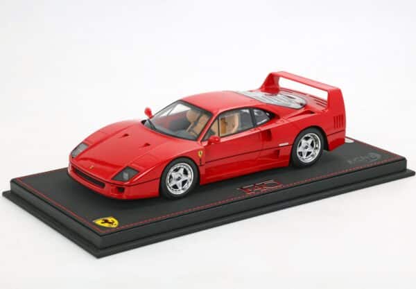 BBR - 1:18 Ferrari F40 1987 Rosso Corsa Ex Nigel Mansell - Limited Edition Resin Model (With Showcase)