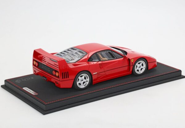 BBR - 1:18 Ferrari F40 1987 Rosso Corsa Ex Nigel Mansell - Limited Edition Resin Model (With Showcase)
