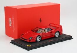 BBR - 1:18 Ferrari F40 1987 Rosso Corsa Ex Nigel Mansell - Limited Edition Resin Model (With Showcase)