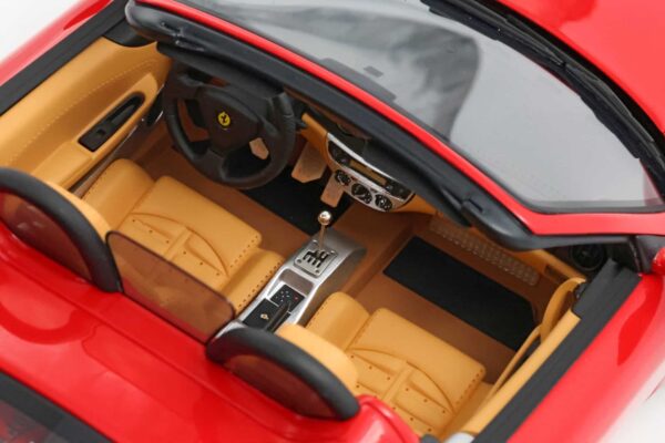 BBR - 1:18 Ferrari 360 Modena Spider Manual Gearbox Rosso Corsa Beige Interior - Limited Edition Resin Model with Showcase 16 BBR - 1:18 Ferrari 360 Modena Spider Manual Gearbox Rosso Corsa Beige Interior - Limited Edition Resin Model with Showcase