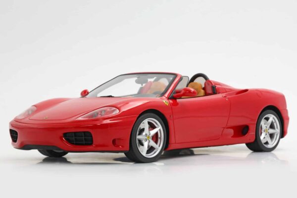 BBR - 1:18 Ferrari 360 Modena Spider Manual Gearbox Rosso Corsa Beige Interior - Limited Edition Resin Model with Showcase 19 BBR - 1:18 Ferrari 360 Modena Spider Manual Gearbox Rosso Corsa Beige Interior - Limited Edition Resin Model with Showcase