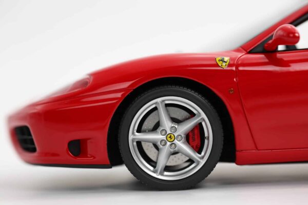 BBR - 1:18 Ferrari 360 Modena Spider Manual Gearbox Rosso Corsa Beige Interior - Limited Edition Resin Model with Showcase 18 BBR - 1:18 Ferrari 360 Modena Spider Manual Gearbox Rosso Corsa Beige Interior - Limited Edition Resin Model with Showcase