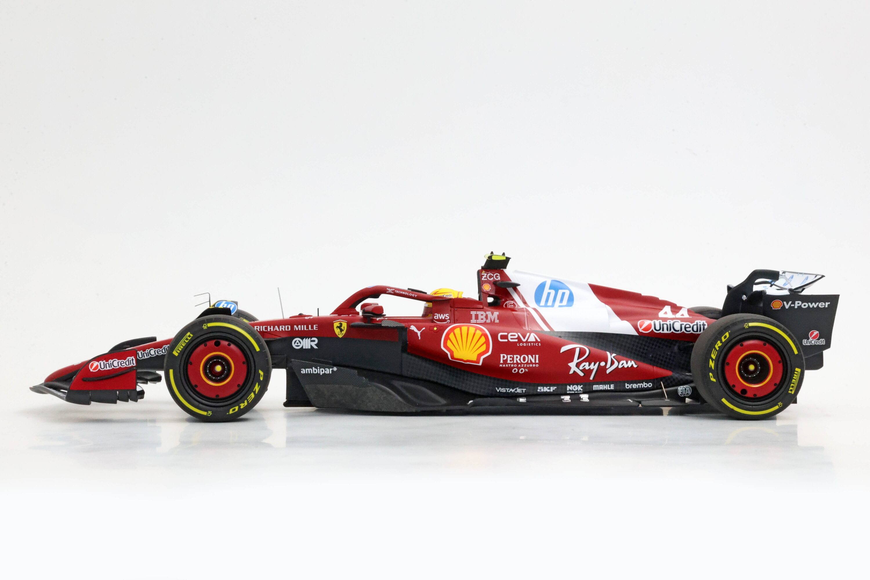 BBR 1:18 Ferrari SF-25 No.44 Lewis Hamilton Winner Sprint Race China 2025 (P18267A44) Limited Edition Diecast Model (Polyfoam Box) 4 BBR 1:18 Ferrari SF-25 No.44 Lewis Hamilton Winner Sprint Race China 2025 (P18267A44) Limited Edition Diecast Model (Polyfoam Box) - Image 4