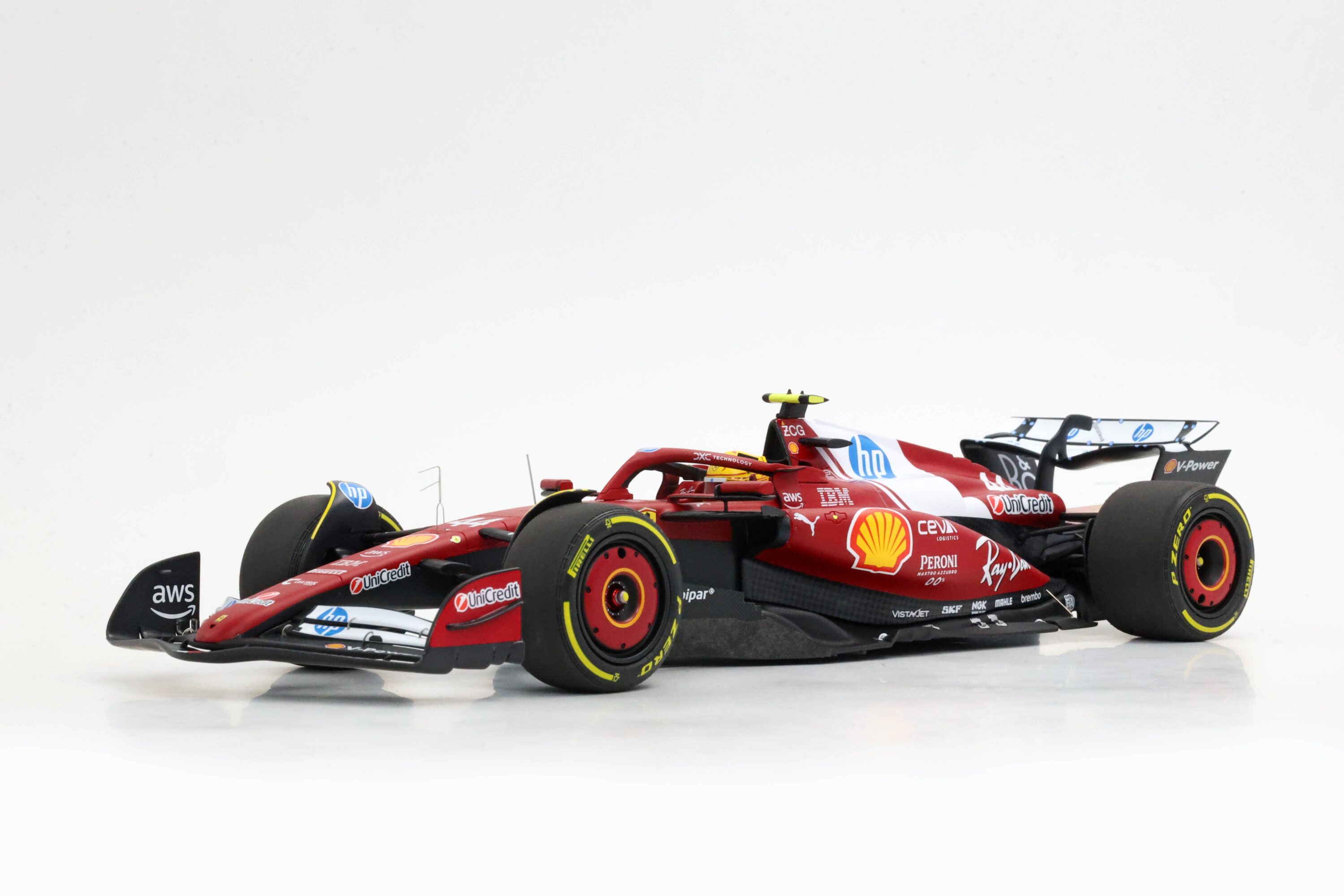 BBR 1:18 Ferrari SF-25 No.44 Lewis Hamilton Winner Sprint Race China 2025 (P18267A44) Limited Edition Diecast Model (Polyfoam Box) 2 BBR 1:18 Ferrari SF-25 No.44 Lewis Hamilton Winner Sprint Race China 2025 (P18267A44) Limited Edition Diecast Model (Polyfoam Box) - Image 2