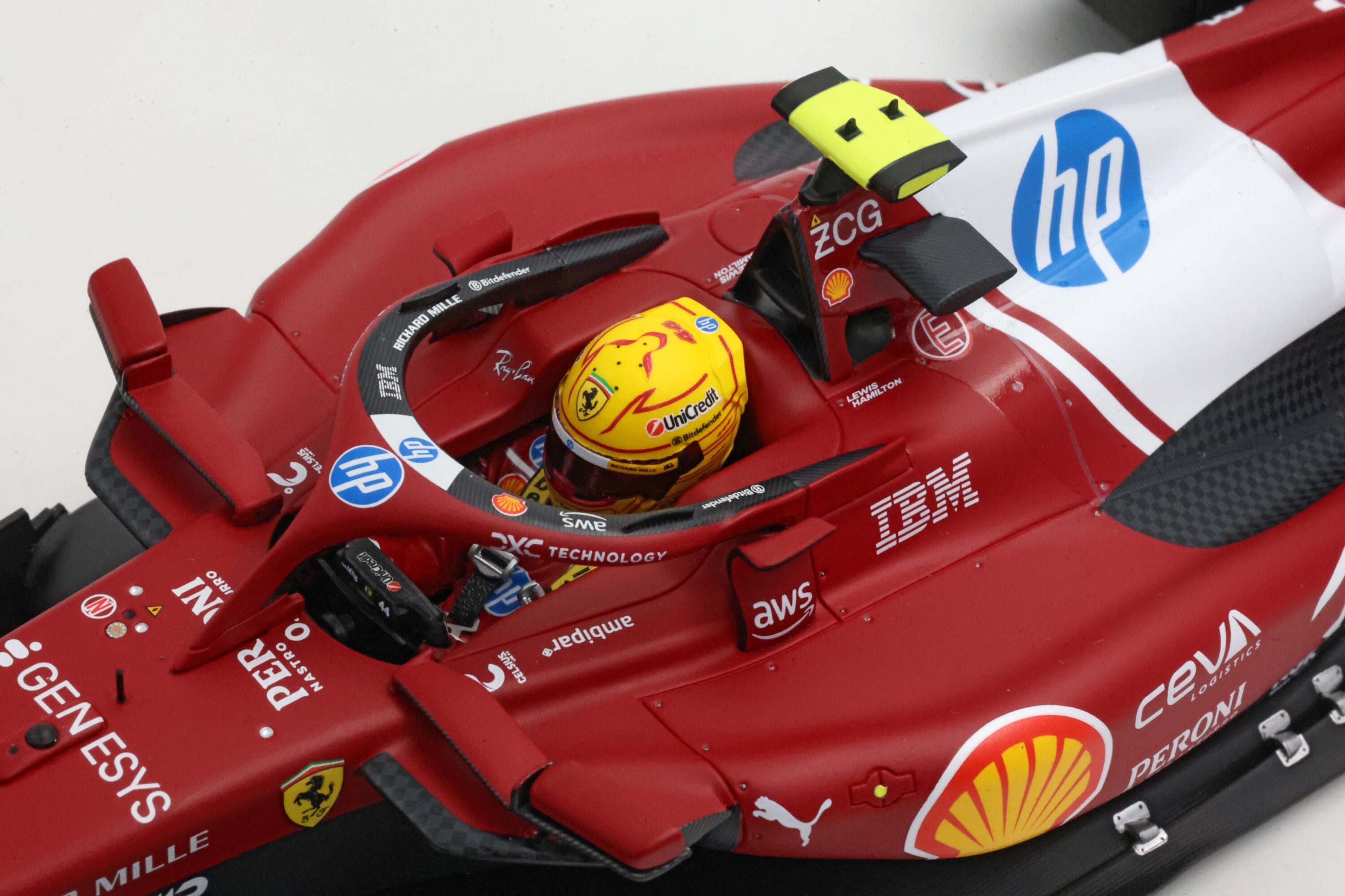 BBR 1:18 Ferrari SF-25 No.44 Lewis Hamilton Winner Sprint Race China 2025 (P18267A44) Limited Edition Diecast Model (Polyfoam Box) 5 BBR 1:18 Ferrari SF-25 No.44 Lewis Hamilton Winner Sprint Race China 2025 (P18267A44) Limited Edition Diecast Model (Polyfoam Box) - Image 5