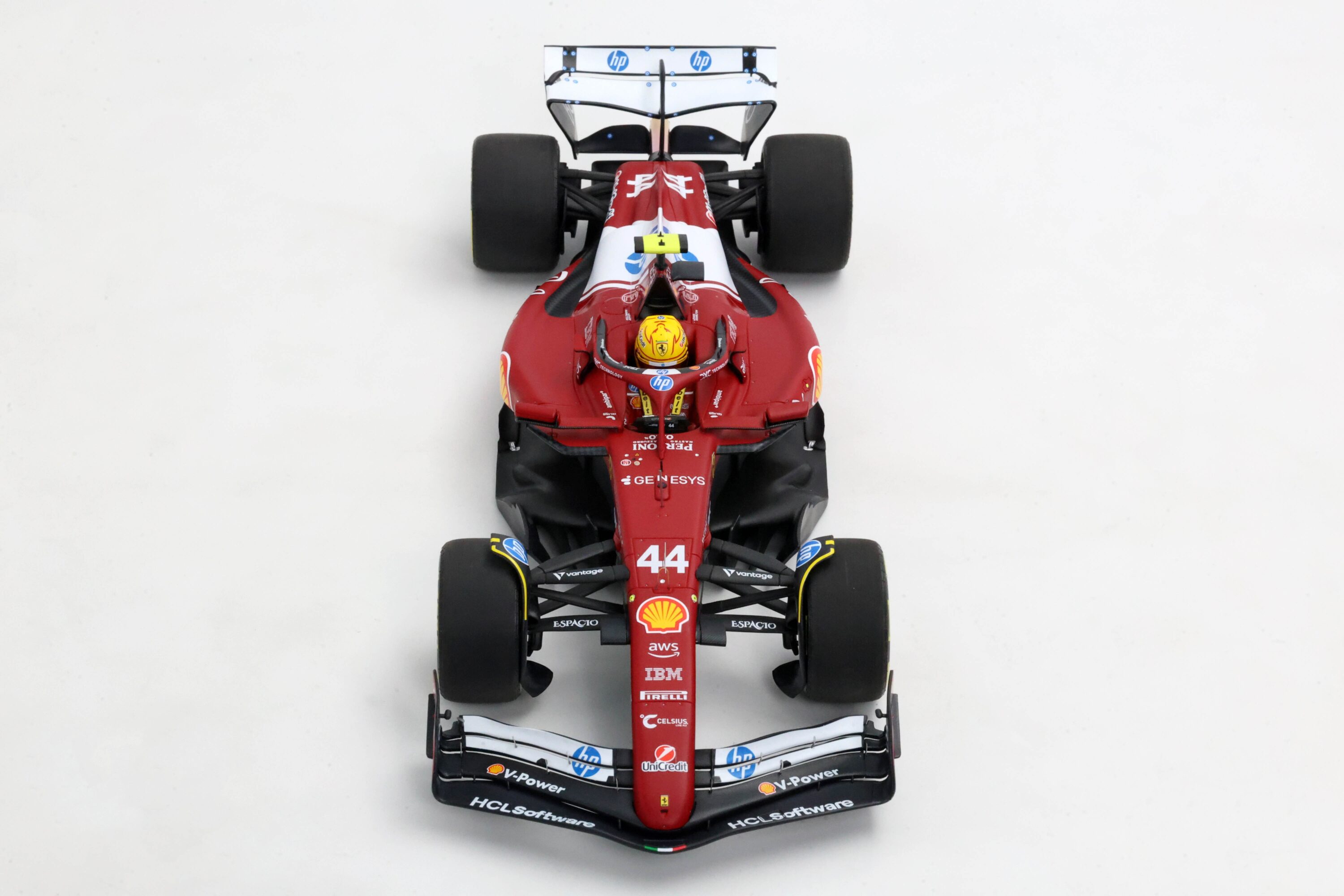 BBR 1:18 Ferrari SF-25 No.44 Lewis Hamilton Winner Sprint Race China 2025 (P18267A44) Limited Edition Diecast Model (Polyfoam Box) 7 BBR 1:18 Ferrari SF-25 No.44 Lewis Hamilton Winner Sprint Race China 2025 (P18267A44) Limited Edition Diecast Model (Polyfoam Box) - Image 7