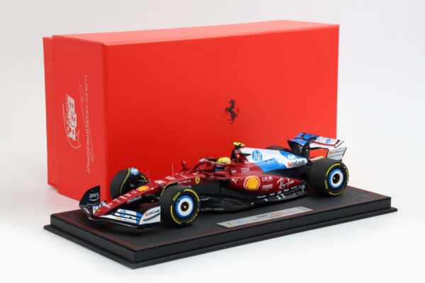 BBR 1:18 Ferrari SF-25 No.44 Lewis Hamilton Miami GP 2025 Special Livery (P18267B44DIE) Limited Edition Diecast Model (Special Pack)