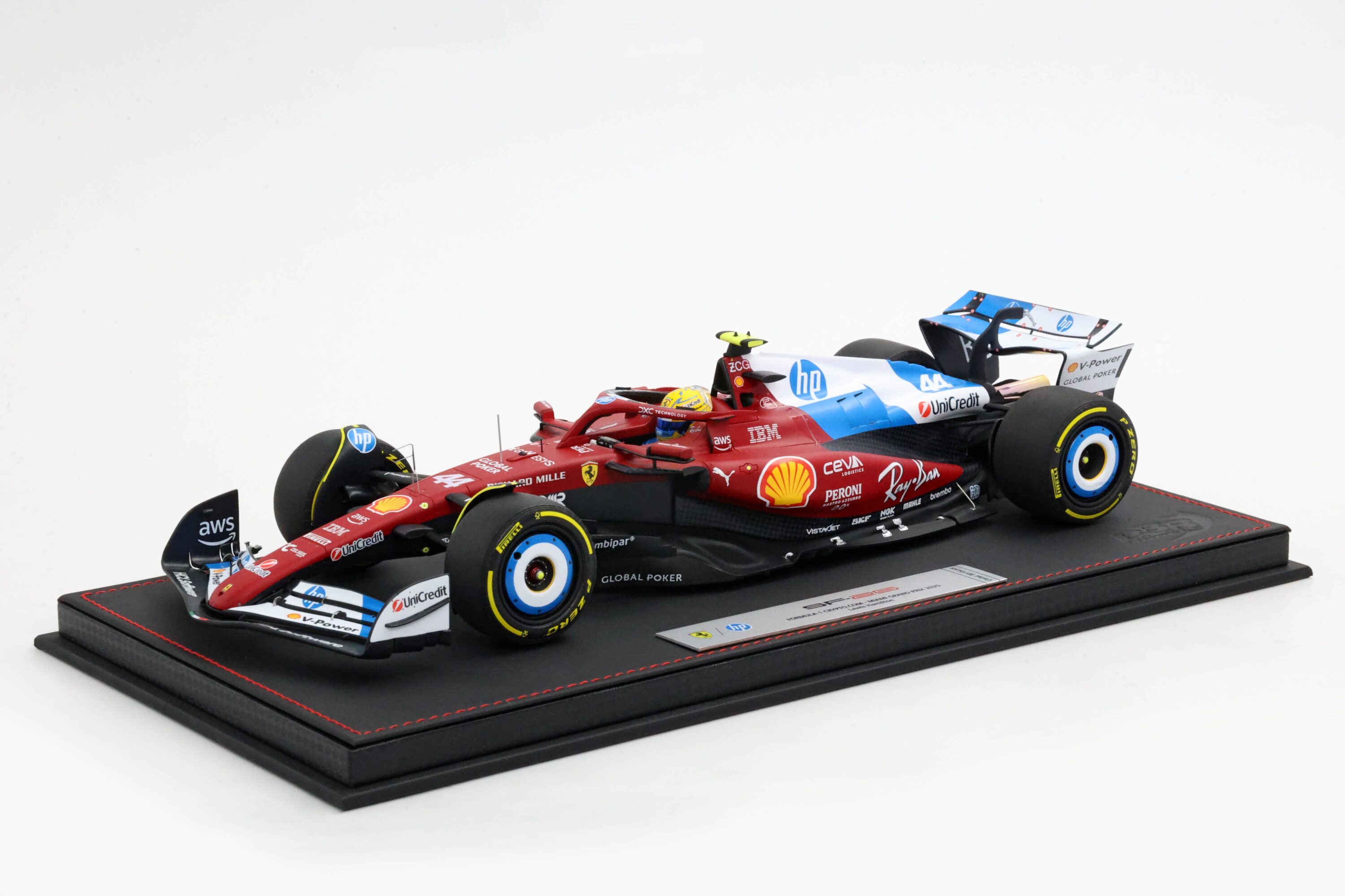 BBR 1:18 Ferrari SF-25 No.44 Lewis Hamilton Miami GP 2025 Special Livery (P18267B44ST) Limited Edition Diecast Model (Luxury Pack with Special Box) 3 BBR 1:18 Ferrari SF-25 No.44 Lewis Hamilton Miami GP 2025 Special Livery (P18267B44ST) Limited Edition Diecast Model (Luxury Pack with Special Box) - Image 3
