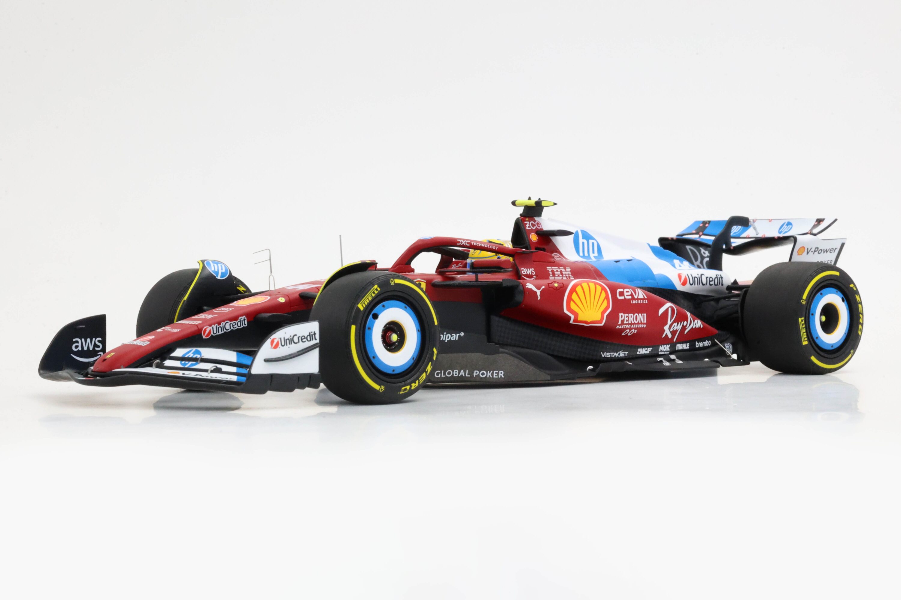 BBR 1:18 Ferrari SF-25 No.44 Lewis Hamilton Miami GP 2025 Special Livery (P18267B44ST) Limited Edition Diecast Model (Luxury Pack with Special Box) 5 BBR 1:18 Ferrari SF-25 No.44 Lewis Hamilton Miami GP 2025 Special Livery (P18267B44ST) Limited Edition Diecast Model (Luxury Pack with Special Box) - Image 5