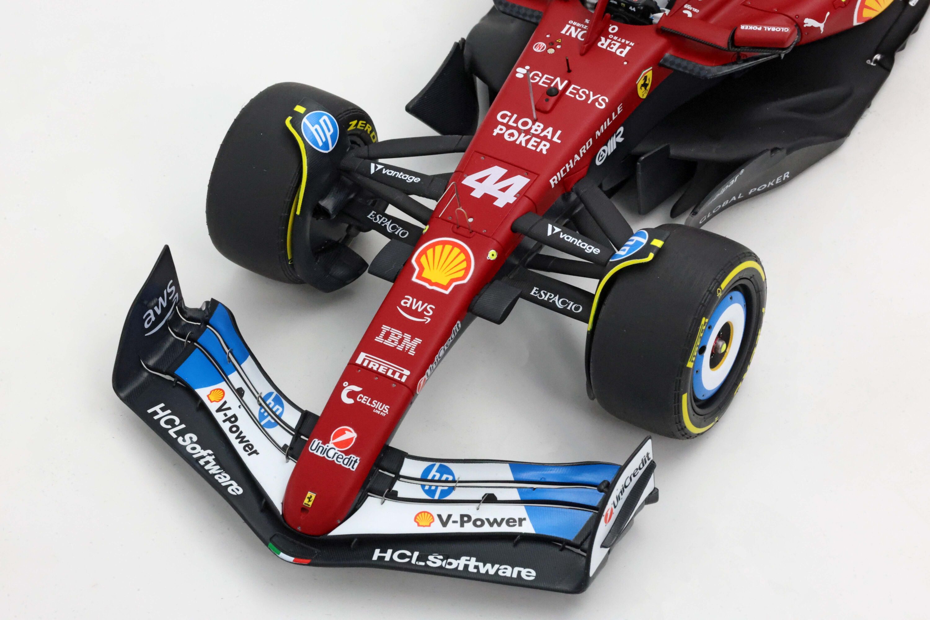 BBR 1:18 Ferrari SF-25 No.44 Lewis Hamilton Miami GP 2025 Special Livery (P18267B44ST) Limited Edition Diecast Model (Luxury Pack with Special Box) 8 BBR 1:18 Ferrari SF-25 No.44 Lewis Hamilton Miami GP 2025 Special Livery (P18267B44ST) Limited Edition Diecast Model (Luxury Pack with Special Box) - Image 8