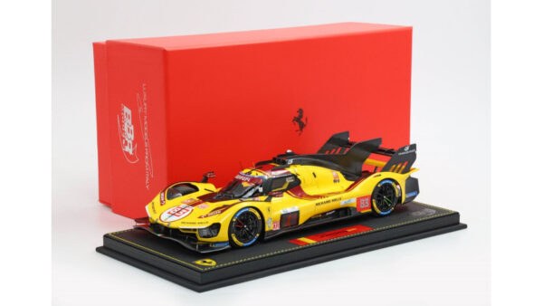 BBR 1:18 Ferrari 499P No.83 Winner 24h Le Mans 2025 R.Kubica, Y.Ye, P.Hanson (P18271C) Limited Edition Resin Model with Showcase