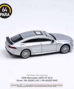 Paragon 65283 1:64 Mercedes GT63 S AMG Silver Diecast Model
