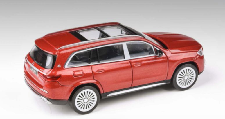 Paragon 65305 Mercedes Maybach GLS 600 Red 2019 Diecast Model 1:64