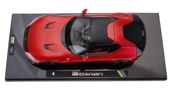 Polistil 1:18 Ferrari 12Cilindri 2024 Rosso Corsa Red with Showcase (18FE02010-HC) Limited Edition Diecast Model 28 Polistil - 1:18 Ferrari 12Cilindri 2024 Rosso Corsa Red with Showcase - Limited Edition Diecast Model