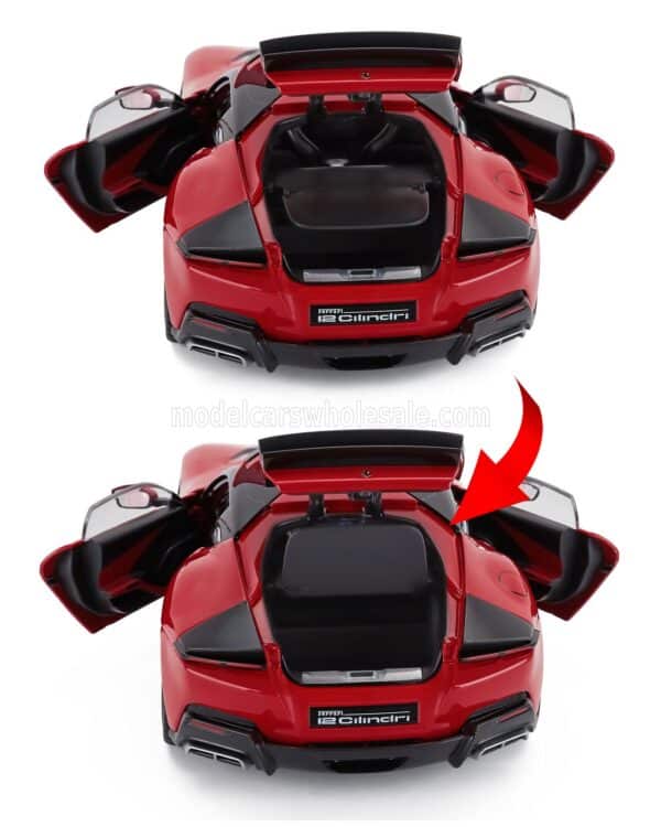 Polistil 1:18 Ferrari 12Cilindri 2024 Rosso Corsa Red with Showcase (18FE02010-HC) Limited Edition Diecast Model 24 Polistil - 1:18 Ferrari 12Cilindri 2024 Rosso Corsa Red with Showcase - Limited Edition Diecast Model