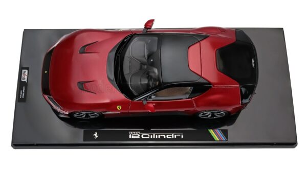Polistil 1:18 Ferrari 12Cilindri 2024 Imola Red Metallic with Showcase (18FE02011-HC) Limited Edition Diecast Model 17 Polistil 1:18 Ferrari 12Cilindri 2024 Imola Red Metallic with Showcase (18FE02011-HC) Limited Edition Diecast Model