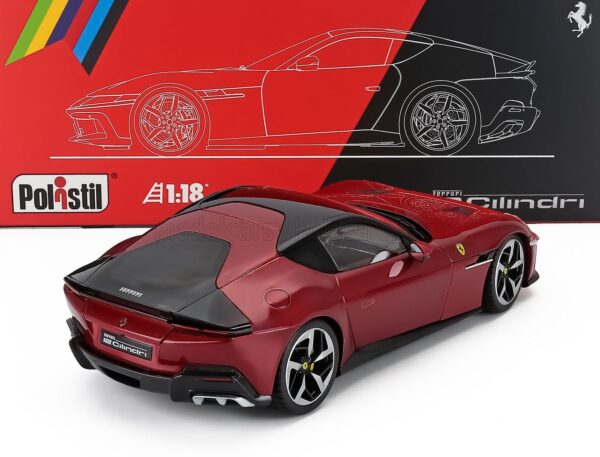 Polistil 1:18 Ferrari 12Cilindri 2024 Imola Red Metallic with Showcase (18FE02011-HC) Limited Edition Diecast Model 15 Polistil 1:18 Ferrari 12Cilindri 2024 Imola Red Metallic with Showcase (18FE02011-HC) Limited Edition Diecast Model