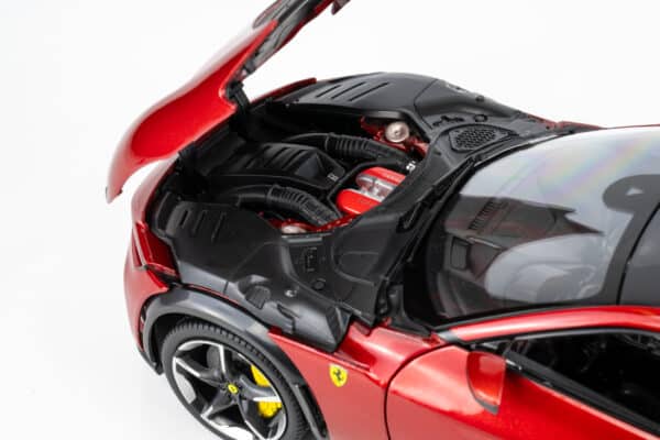 Polistil - 1:18 Ferrari Purosangue 2022 Metallic Red and Dark Interior with Showcase - Limited Edition Diecast Model 18 Polistil - 1:18 Ferrari Purosangue 2022 Metallic Red and Dark Interior with Showcase - Limited Edition Diecast Model