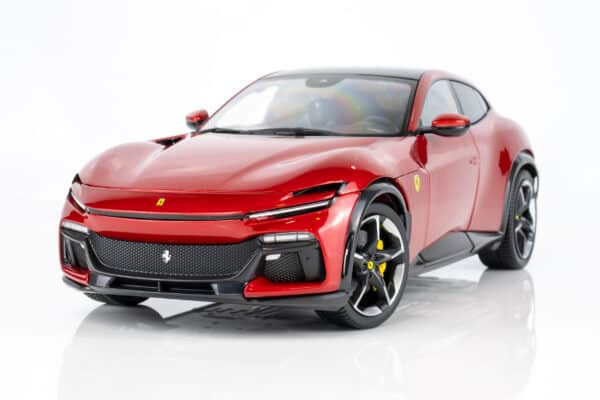 Polistil - 1:18 Ferrari Purosangue 2022 Metallic Red and Dark Interior with Showcase - Limited Edition Diecast Model 23 Polistil - 1:18 Ferrari Purosangue 2022 Metallic Red and Dark Interior with Showcase - Limited Edition Diecast Model
