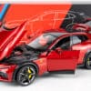 Polistil - 1:18 Ferrari Purosangue 2022 Metallic Red and Dark Interior with Showcase - Limited Edition Diecast Model 55 Polistil - 1:18 Ferrari Purosangue 2022 Metallic Red and Dark Interior with Showcase - Limited Edition Diecast Model