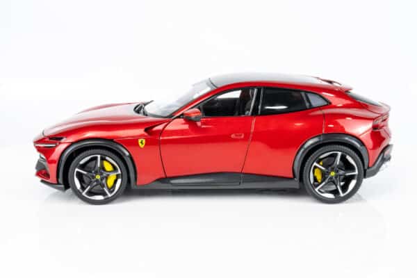 Polistil - 1:18 Ferrari Purosangue 2022 Metallic Red and Dark Interior with Showcase - Limited Edition Diecast Model 25 Polistil - 1:18 Ferrari Purosangue 2022 Metallic Red and Dark Interior with Showcase - Limited Edition Diecast Model