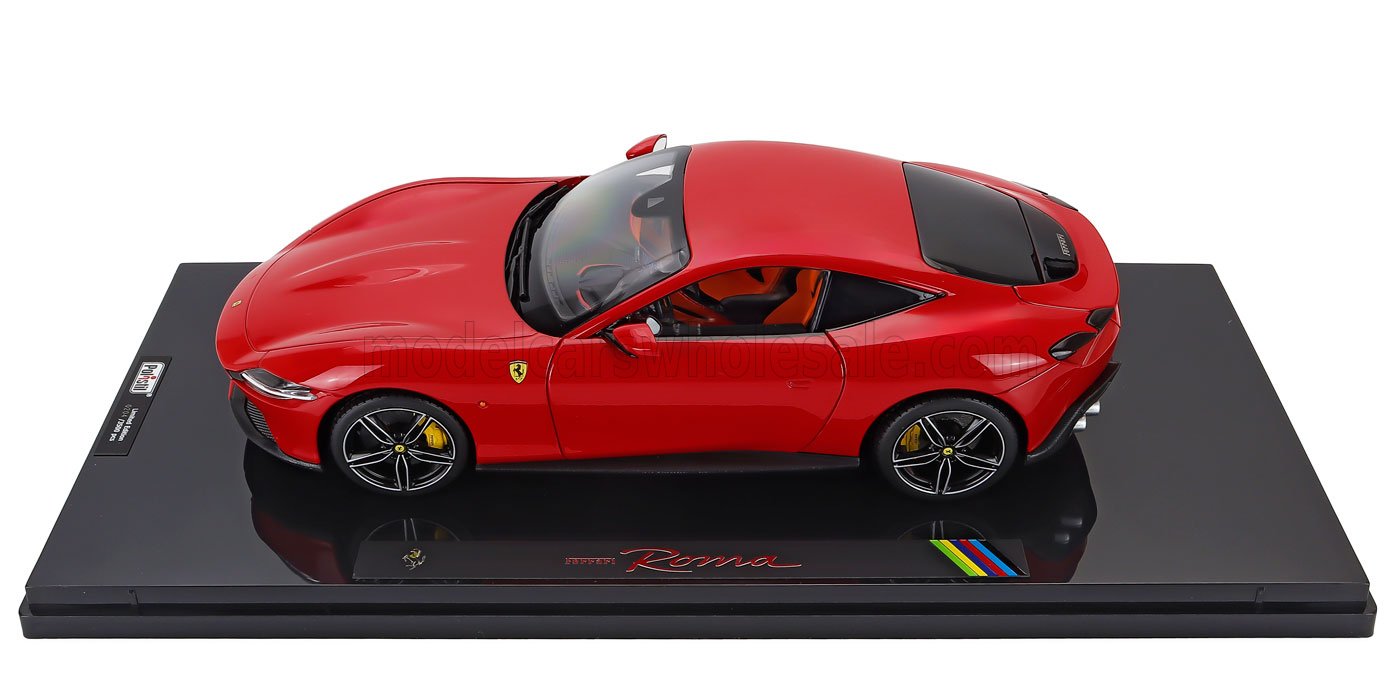 Polistil 1:18 Ferrari Roma 2019 Rosso Corsa Red with Showcase (18FE02040-HC) Limited Edition Diecast Model 11 Polistil 1:18 Ferrari Roma 2019 Rosso Corsa Red with Showcase (18FE02040-HC) Limited Edition Diecast Model - Image 11