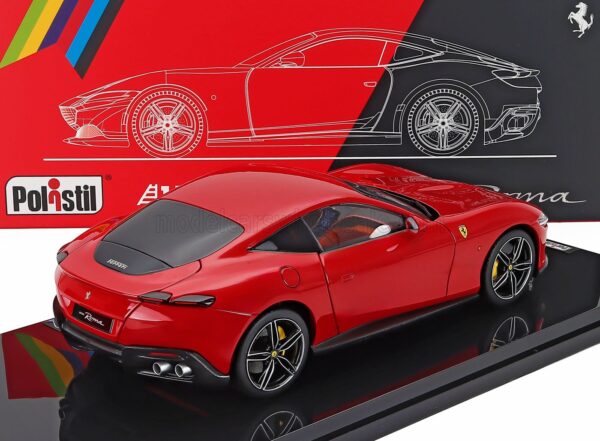 Polistil 1:18 Ferrari Roma 2019 Rosso Corsa Red with Showcase (18FE02040-HC) Limited Edition Diecast Model 16 Polistil 1:18 Ferrari Roma 2019 Rosso Corsa Red with Showcase (18FE02040-HC) Limited Edition Diecast Model