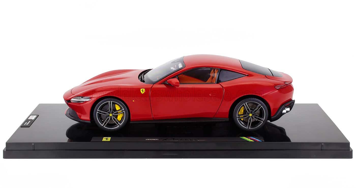 Polistil 1:18 Ferrari Roma 2019 Rosso Corsa Red with Showcase (18FE02040-HC) Limited Edition Diecast Model 10 Polistil 1:18 Ferrari Roma 2019 Rosso Corsa Red with Showcase (18FE02040-HC) Limited Edition Diecast Model - Image 10
