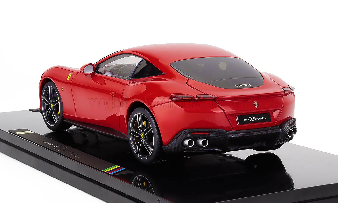 Polistil 1:18 Ferrari Roma 2019 Rosso Corsa Red with Showcase (18FE02040-HC) Limited Edition Diecast Model 6 Polistil 1:18 Ferrari Roma 2019 Rosso Corsa Red with Showcase (18FE02040-HC) Limited Edition Diecast Model - Image 6