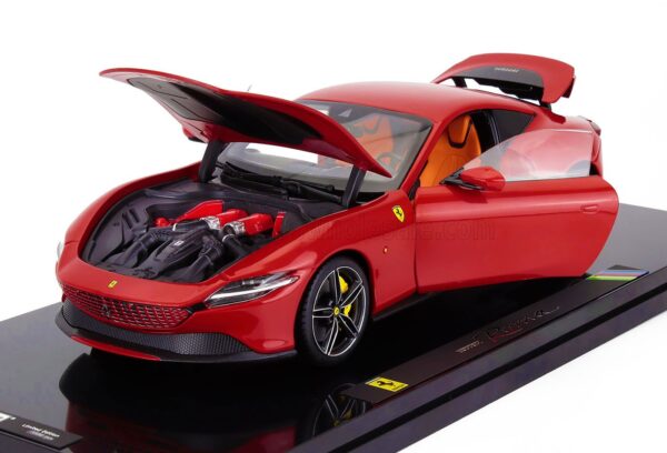 Polistil 1:18 Ferrari Roma 2019 Rosso Corsa Red with Showcase (18FE02040-HC) Limited Edition Diecast Model 17 Polistil 1:18 Ferrari Roma 2019 Rosso Corsa Red with Showcase (18FE02040-HC) Limited Edition Diecast Model