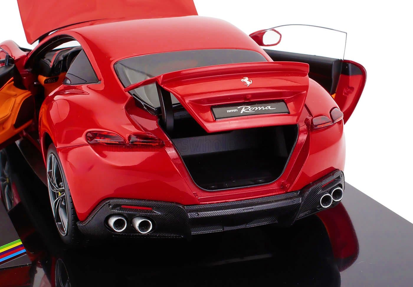Polistil 1:18 Ferrari Roma 2019 Rosso Corsa Red with Showcase (18FE02040-HC) Limited Edition Diecast Model 8 Polistil 1:18 Ferrari Roma 2019 Rosso Corsa Red with Showcase (18FE02040-HC) Limited Edition Diecast Model - Image 8