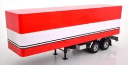 Road Kings - 1:18 Truck Trailer Red / White from "B. J. and the Bear" - Diecast Model