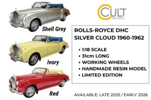 Pre-Order the Cult Scale 1:18 Rolls-Royce Silver Cloud DHC Limited Edition Resin Model