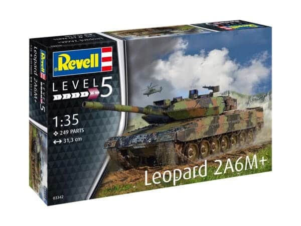 revell 03342 leopard a6m tank model kit image2