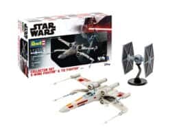 Revell - 1:57 Star Wars X-Wing Fighter + TIE Fighter Collector Set (06054) Model Kit
