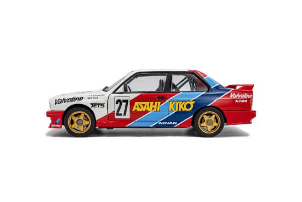 Solido 1:18 BMW M3 No.27 Kawamoto/Reid JTCC 1986 White (S1801529) Diecast Model 12 Solido 1:18 BMW M3 No.27 Kawamoto/Reid JTCC 1986 White (S1801529) Diecast Model