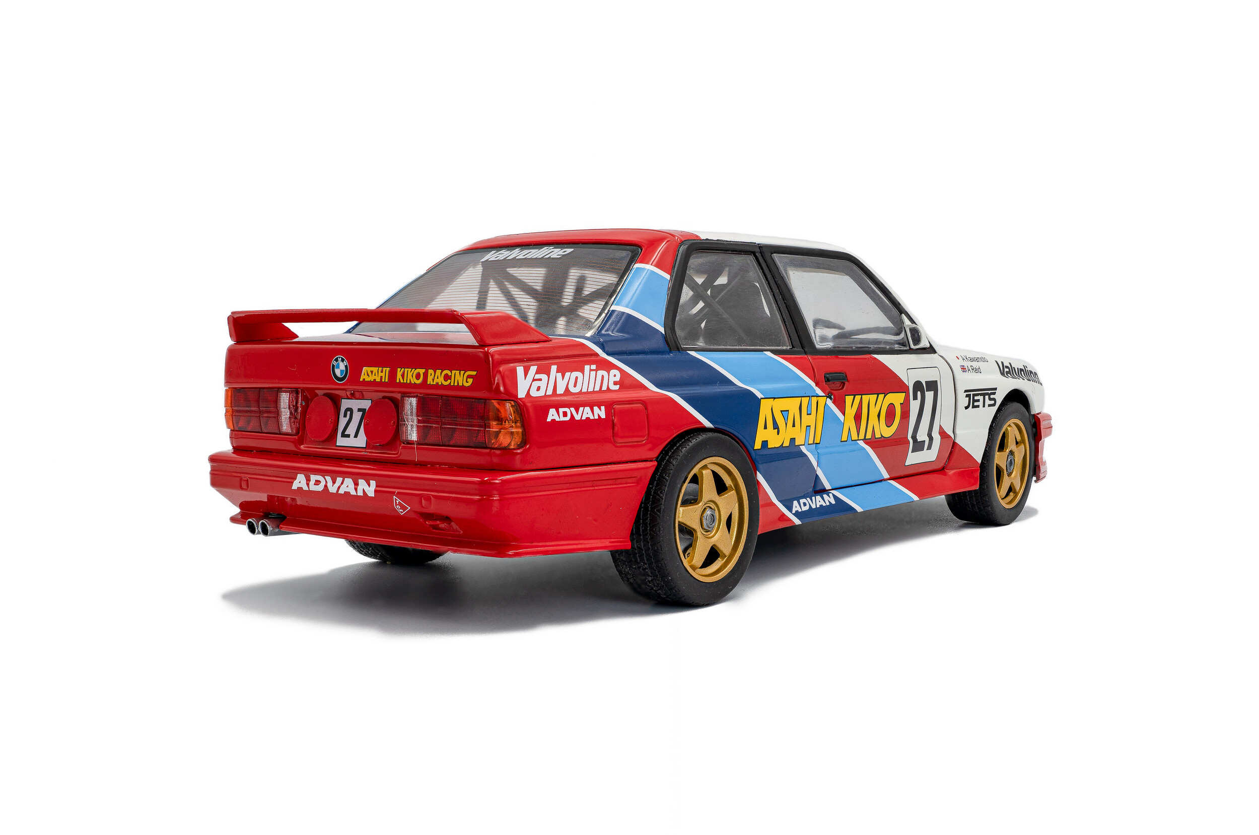 Solido 1:18 BMW M3 No.27 Kawamoto/Reid JTCC 1986 White (S1801529) Diecast Model 2 Solido 1:18 BMW M3 No.27 Kawamoto/Reid JTCC 1986 White (S1801529) Diecast Model - Image 2