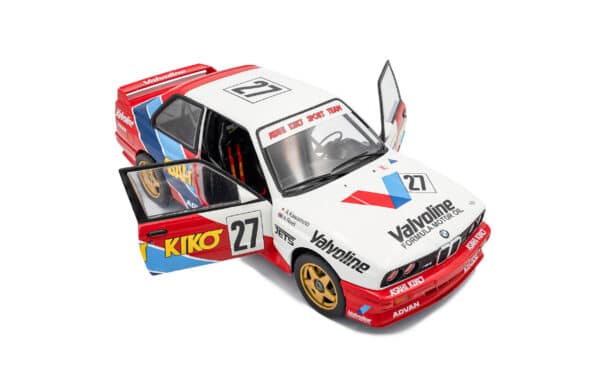 Solido 1:18 BMW M3 No.27 Kawamoto/Reid JTCC 1986 White (S1801529) Diecast Model 9 Solido 1:18 BMW M3 No.27 Kawamoto/Reid JTCC 1986 White (S1801529) Diecast Model