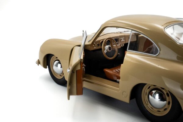 Porsche 356 Pre-A Brown 1953 - 1:18 Scale Diecast Model by Solido 13 Porsche 356 Pre-A Brown 1953 - 1:18 Scale Diecast Model by Solido