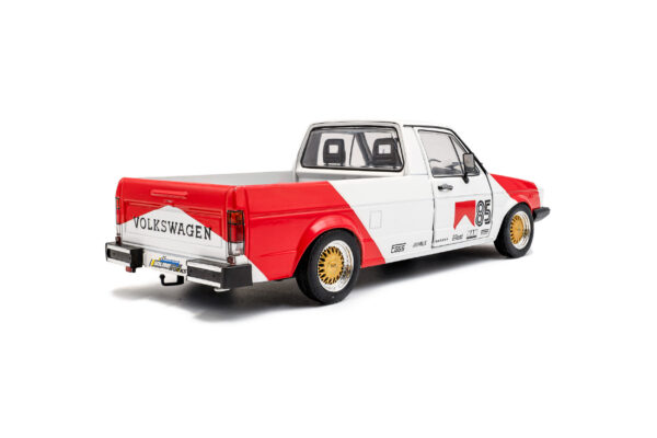 Alternative view of Solido 1:18 Volkswagen Caddy Mk.1 M Racing Tribute Bi-Colour 1982 (S1803512) Diecast Model