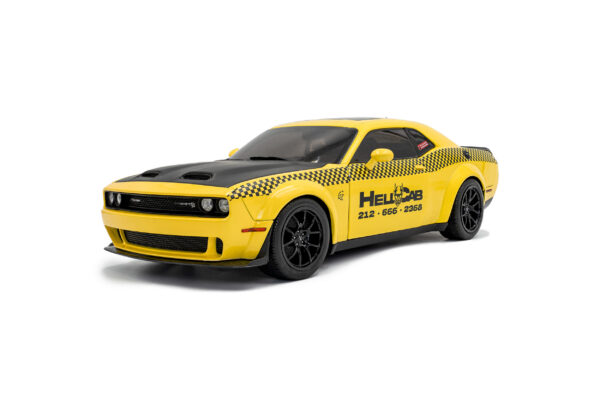 Solido 1:18 Dodge Challenger SRT Hellcat Redeye Widebody NYC Hellcab 2023 Yellow (S1805716) Diecast Model