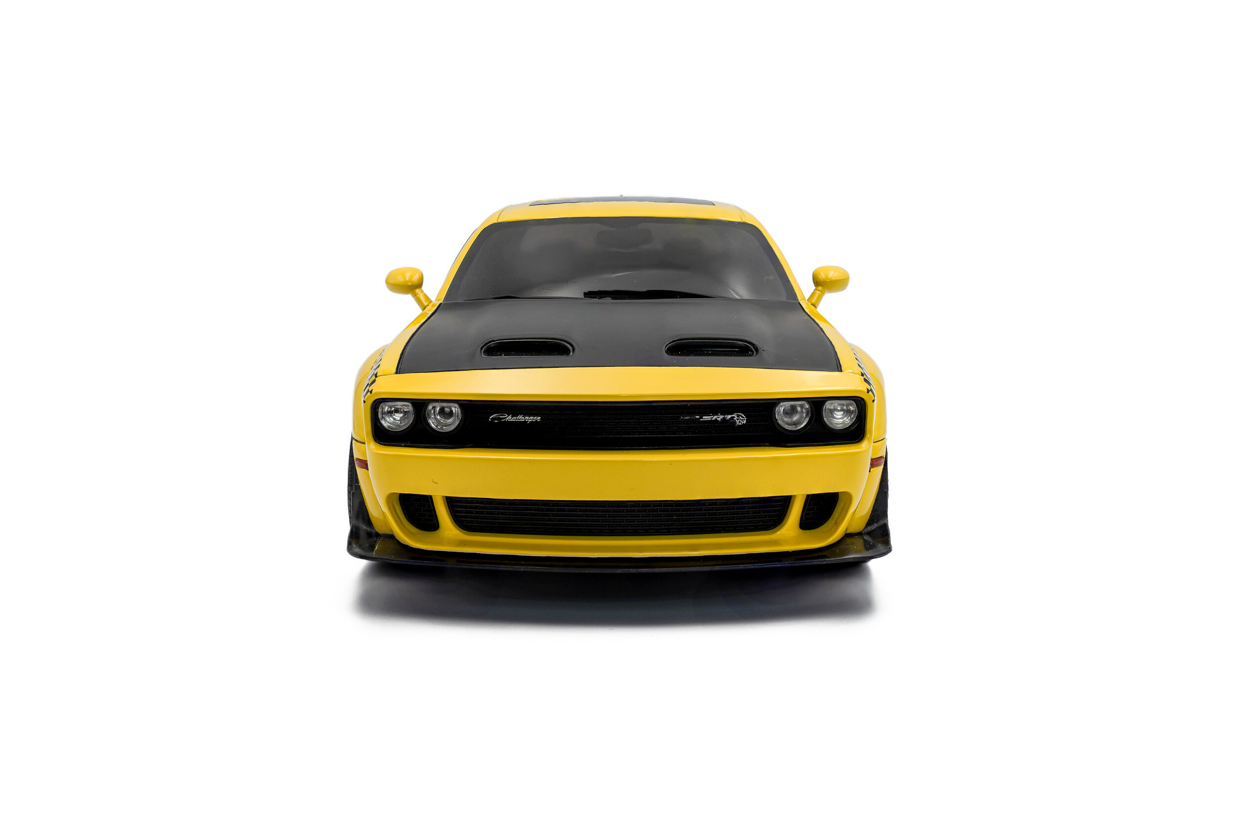 Solido 1:18 Dodge Challenger SRT Hellcat Redeye Widebody NYC Hellcab 2023 Yellow (S1805716) Diecast Model 6 Solido 1:18 Dodge Challenger SRT Hellcat Redeye Widebody NYC Hellcab 2023 Yellow (S1805716) Diecast Model - Image 6