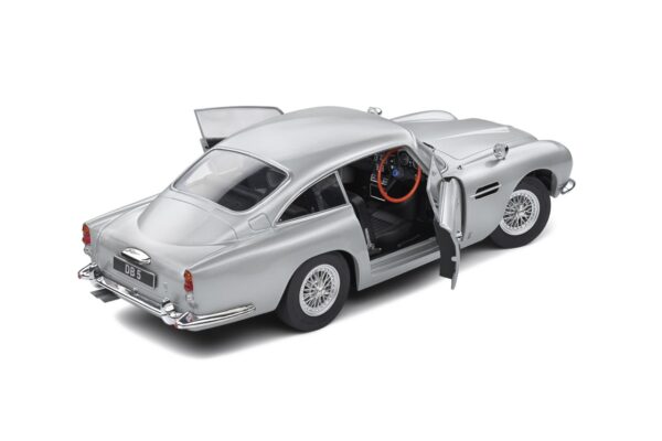 Solido 1/18 Aston Martin DB5 Silver Diecast Model Car S1807101