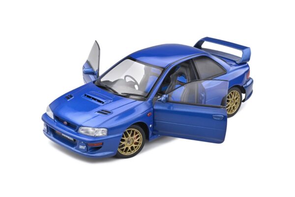 Solido S1807401 Subaru Impreza 22B Sonic Blue 1998 Diecast Model