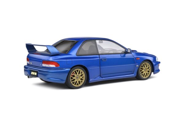 Solido S1807401 Subaru Impreza 22B Sonic Blue 1998 Diecast Model