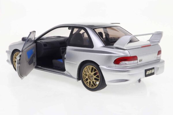 Solido - 1:18 Subaru Impreza 22B Silver 1998 - Diecast Model 16 Solido - 1:18 Subaru Impreza 22B Silver 1998 - Diecast Model