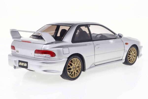 Solido - 1:18 Subaru Impreza 22B Silver 1998 - Diecast Model 11 Solido - 1:18 Subaru Impreza 22B Silver 1998 - Diecast Model