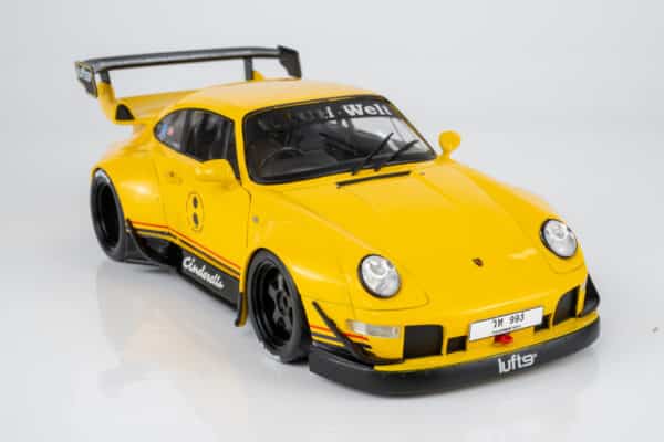 Solido 1:18 Porsche 911 (993) RWB Cinderella 2020 Yellow (S1808507) Diecast Model 12 Solido 1:18 Porsche 911 (993) RWB Cinderella 2020 Yellow (S1808507) Diecast Model