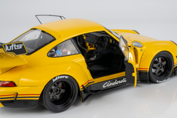 Solido 1:18 Porsche 911 (993) RWB Cinderella 2020 Yellow (S1808507) Diecast Model 14 Solido 1:18 Porsche 911 (993) RWB Cinderella 2020 Yellow (S1808507) Diecast Model