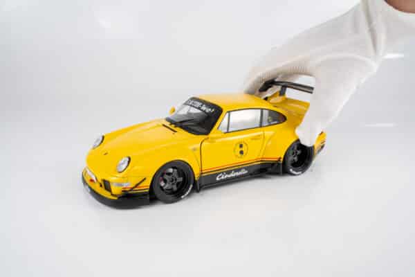 Solido 1:18 Porsche 911 (993) RWB Cinderella 2020 Yellow (S1808507) Diecast Model 10 Solido 1:18 Porsche 911 (993) RWB Cinderella 2020 Yellow (S1808507) Diecast Model